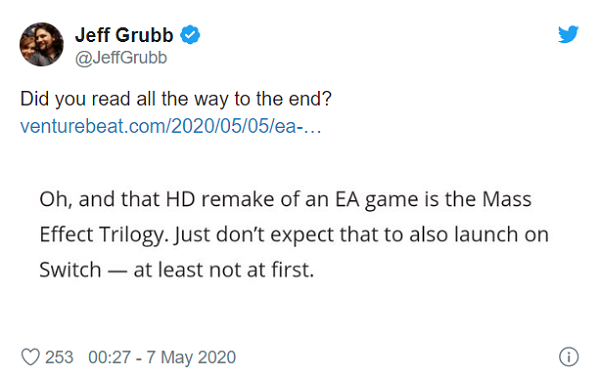 Electronic Arts در گزارش مالی خود خبر از انتشار یک عنوان EA HD داد . . .