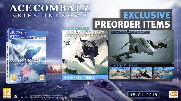 مشخصات سیستم مورد نیاز، مزایای پیش خرید و جزئیات سیزن پس Ace Combat 7: Skies Unknown اعلام شد